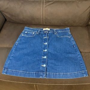 GAP denim skirt, jean mini, size 29R, 8